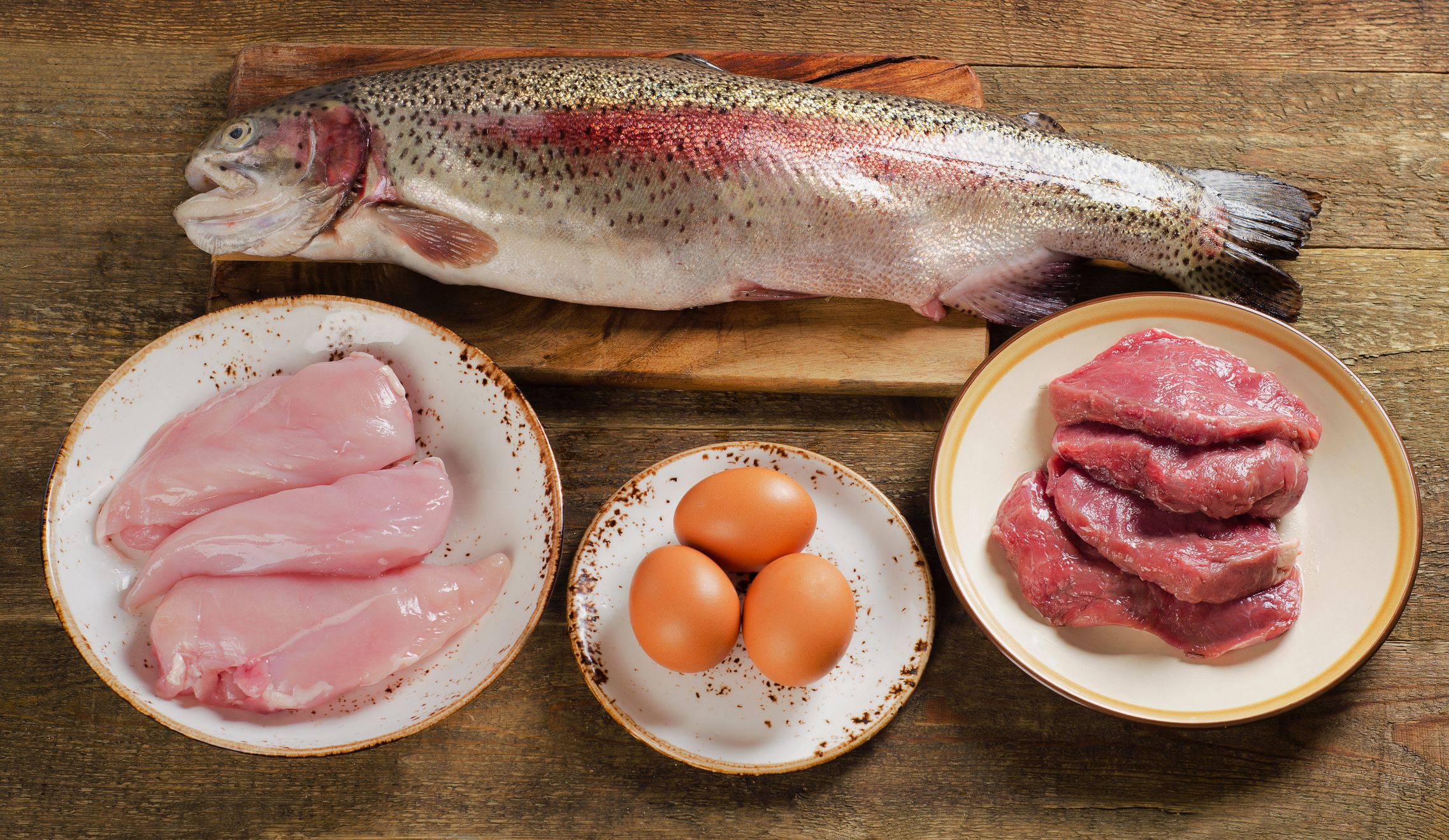 viande, poisson, œufs