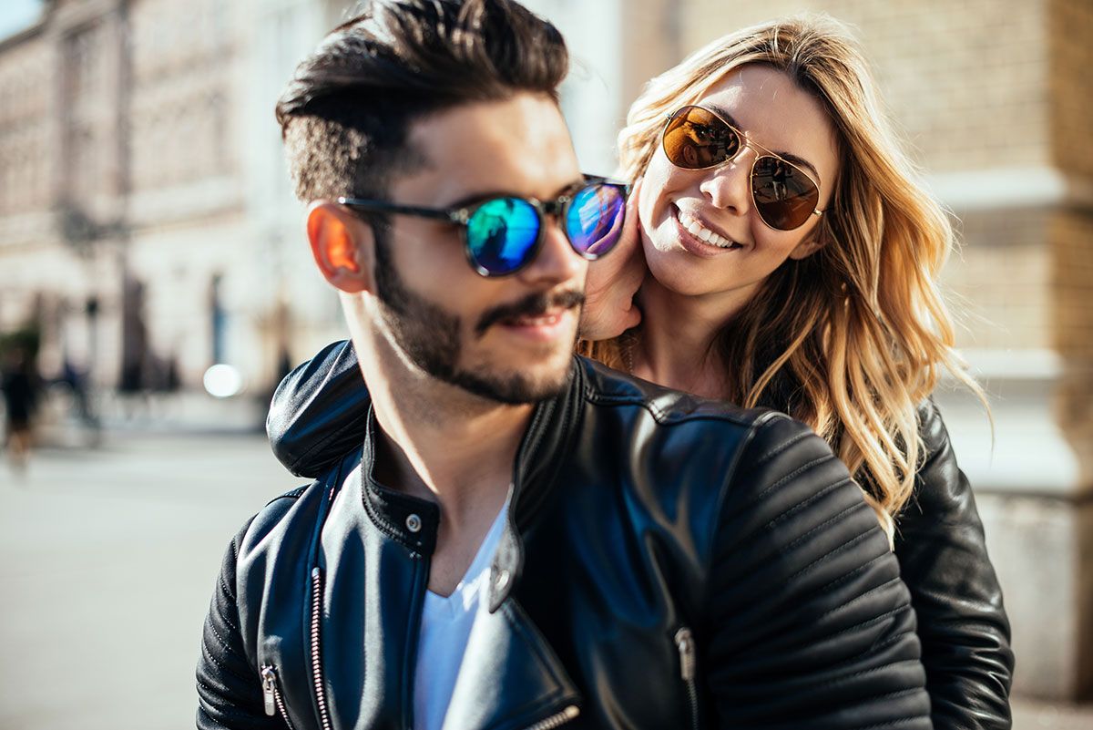des lunettes de soleil