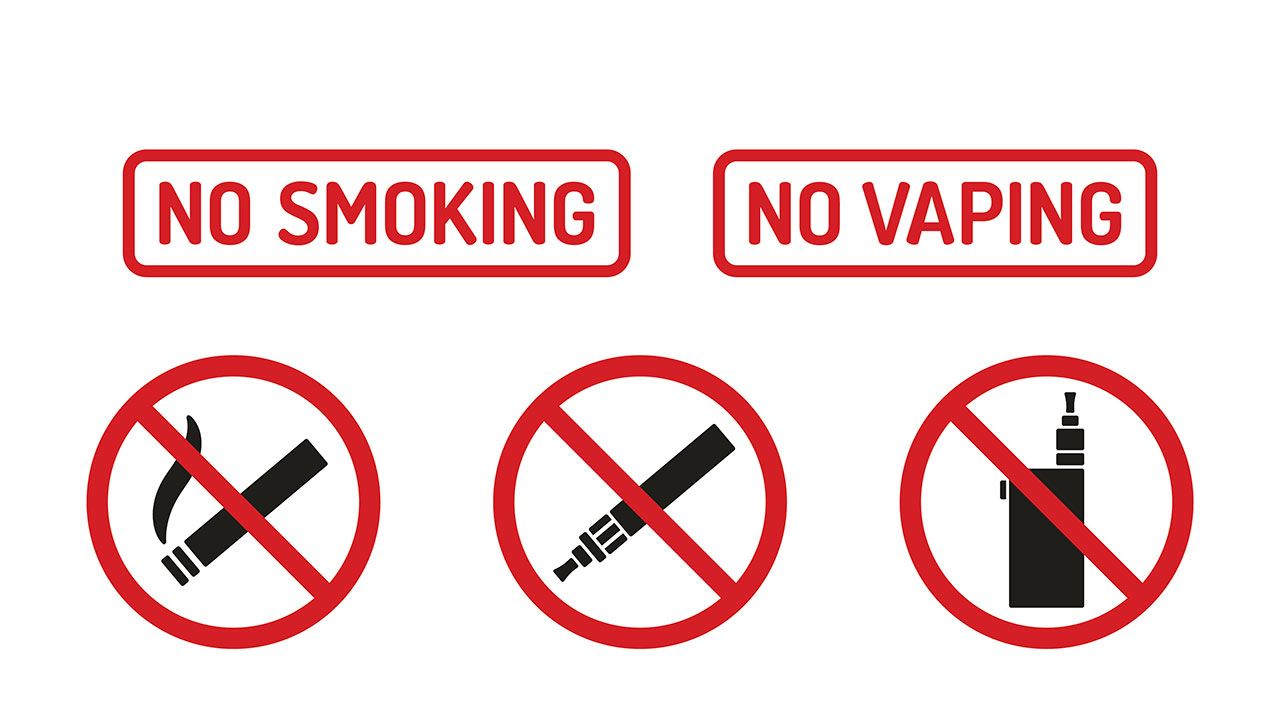 ne pas fumer pas de vapoteur