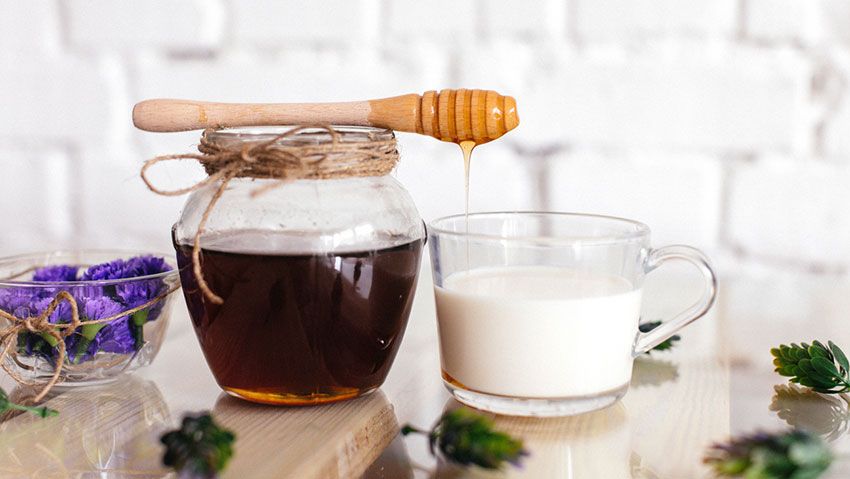 Lait au miel