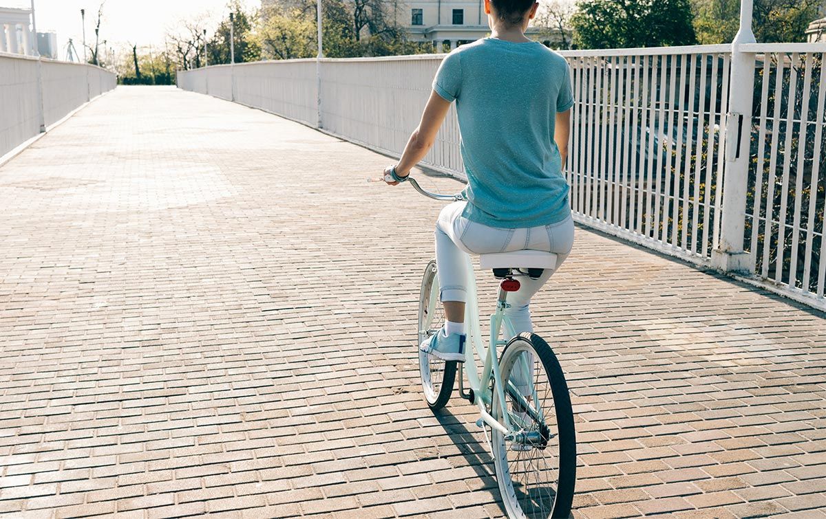 vélo d'exercice - dos