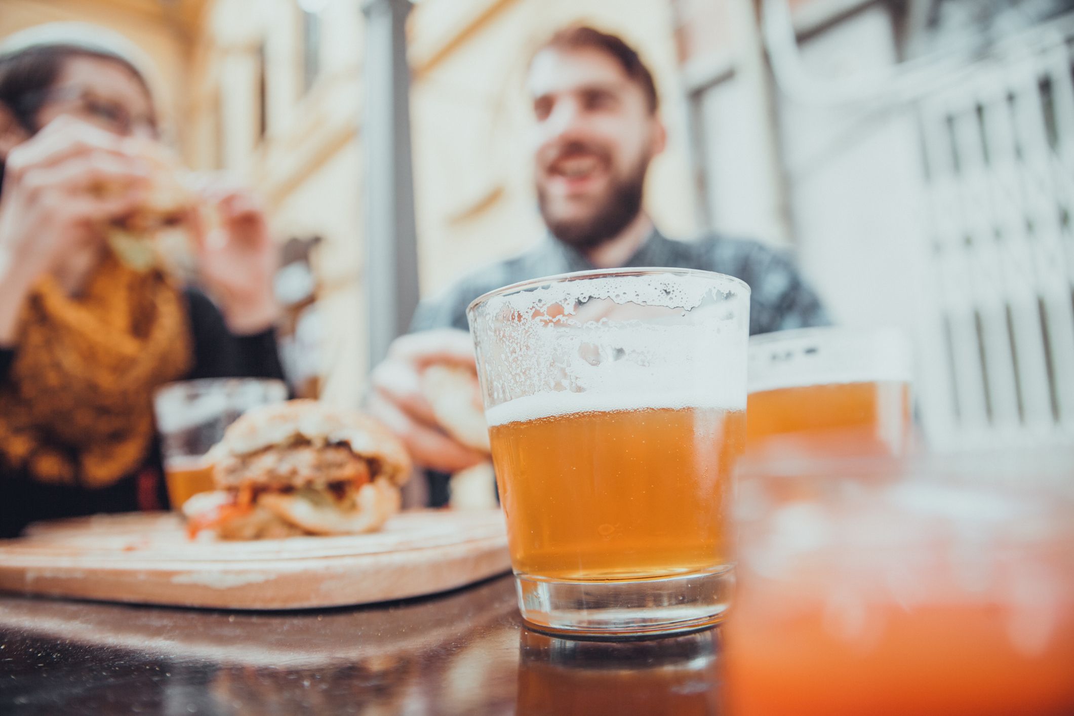 Boire de la bière