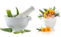 Infusion de bain à la lavande et à l'aloe vera