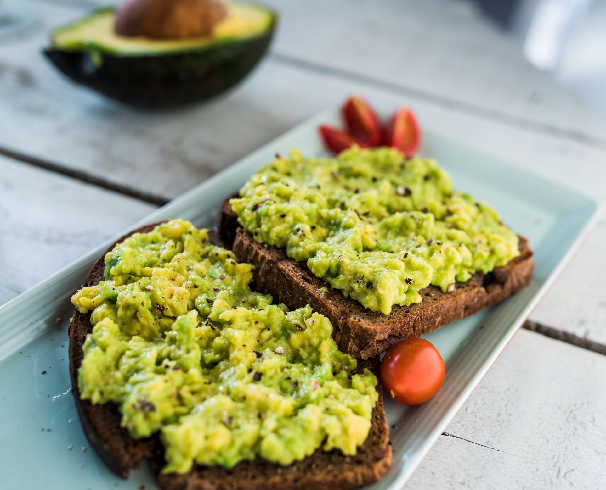 Toast à l'avocat.
