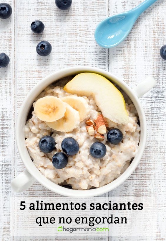 5 aliments satisfaisants qui ne font pas grossir.