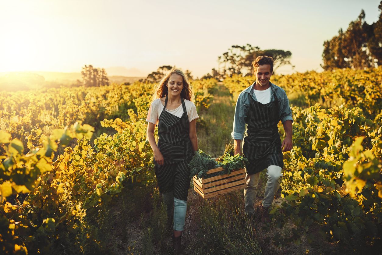 La philosophie lente est engagée dans des cultures biologiques respectueuses de l'environnement.