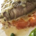 Recette de surlonge au poivre avec tomate et poivrons