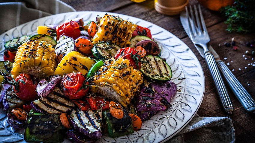 Légumes grillés.