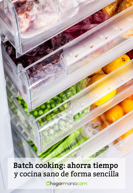 Cuisson par lots: gagnez du temps et cuisinez sainement de manière simple