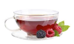infusion de mûres et fraises