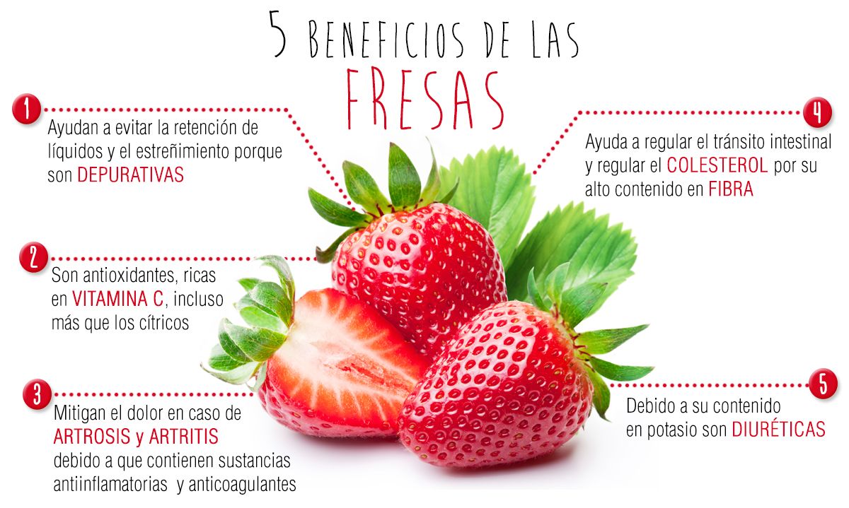infographie de fraises