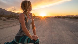 Conseils pour faire du sport en été - coucher de soleil