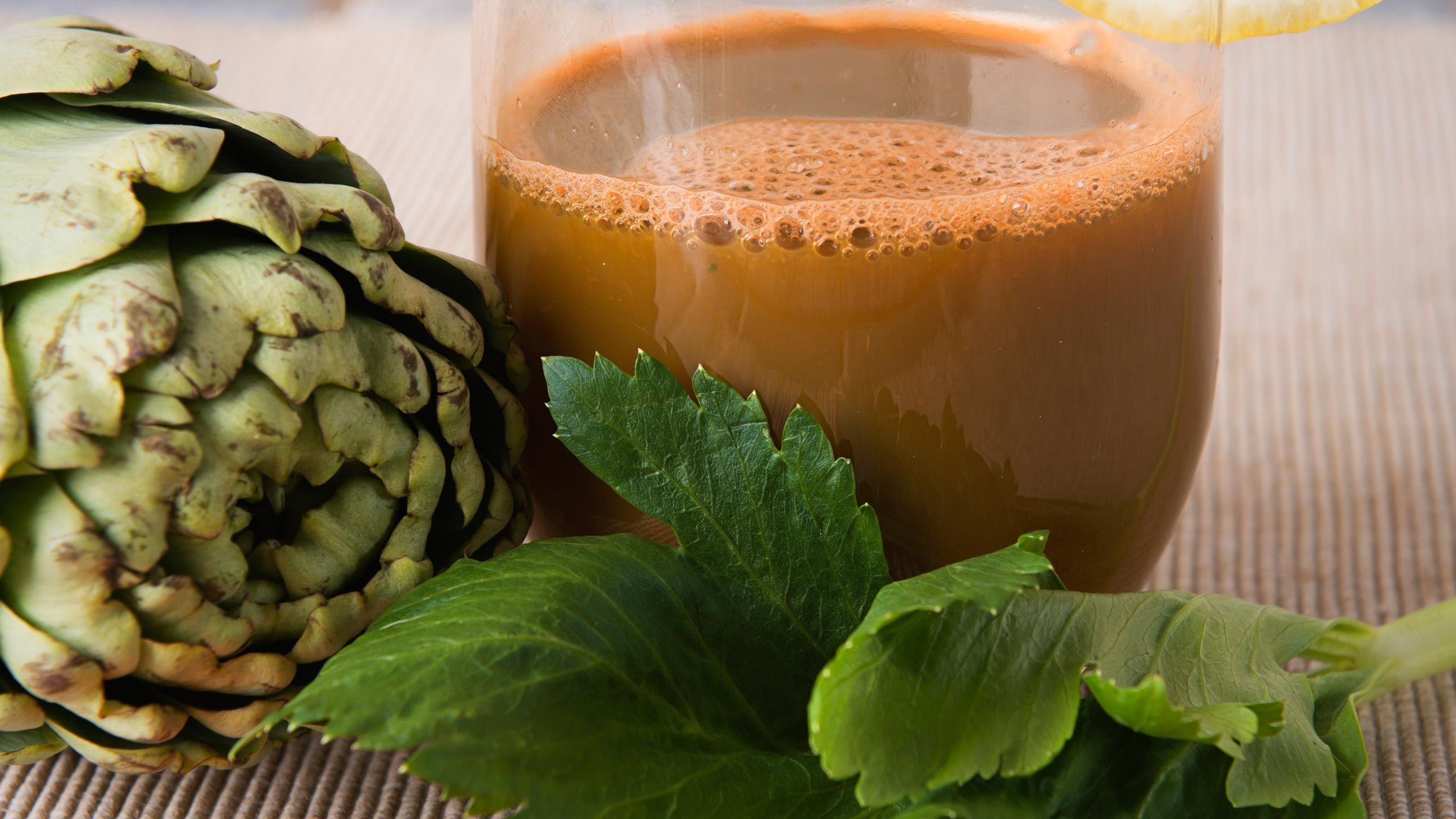jus de désintoxication d'artichaut