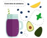 cocktail détox myrtille