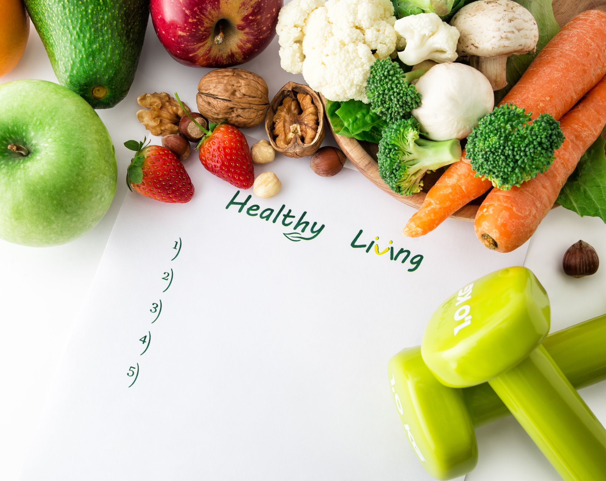 Les fruits et légumes