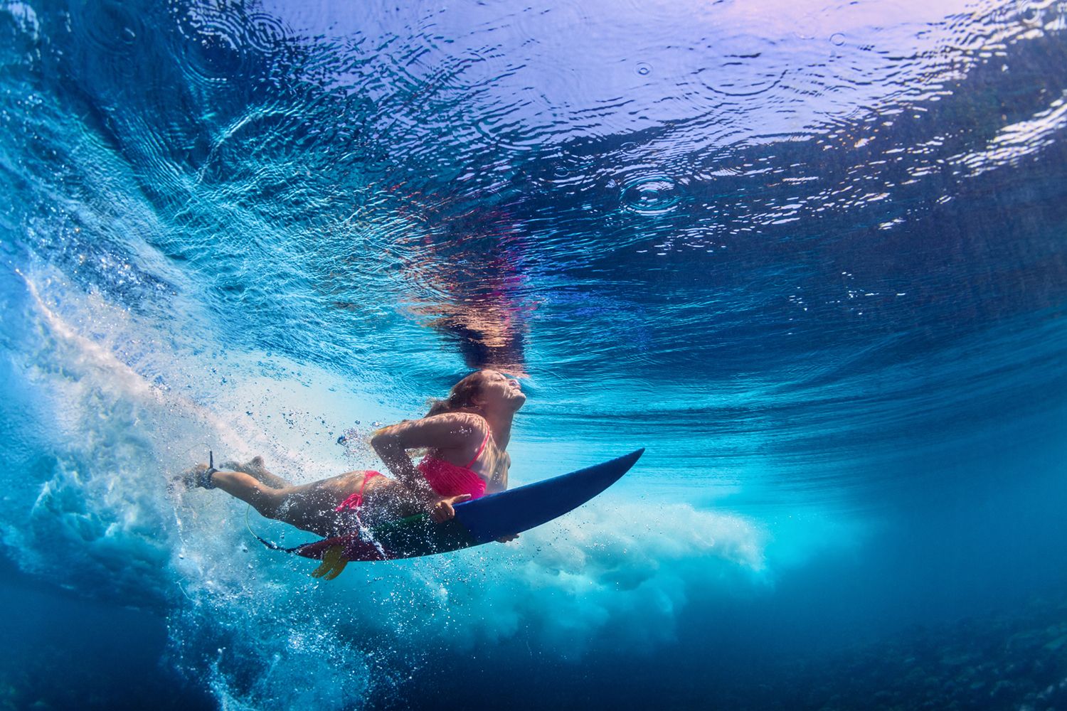 Pose de surf